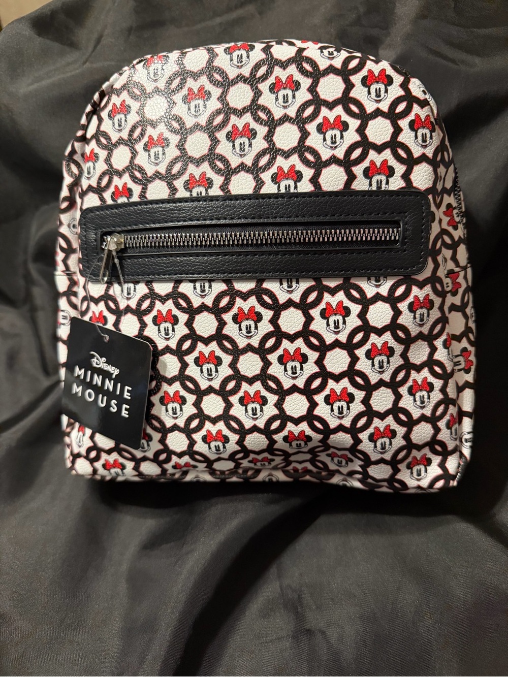 Disney Minnie Mouse Mini Backpack NWT Fast Forward New York Patterned Bag